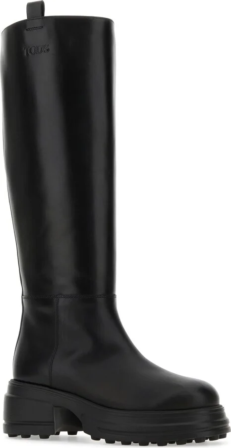 Black Leather Boots - Image 2