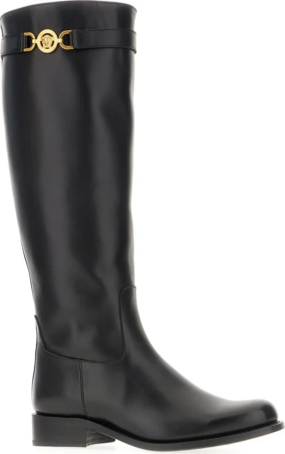 Black Leather Boots - Image 2