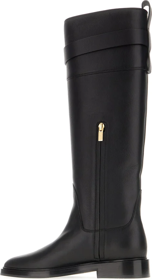 Black Leather Boots - Image 3