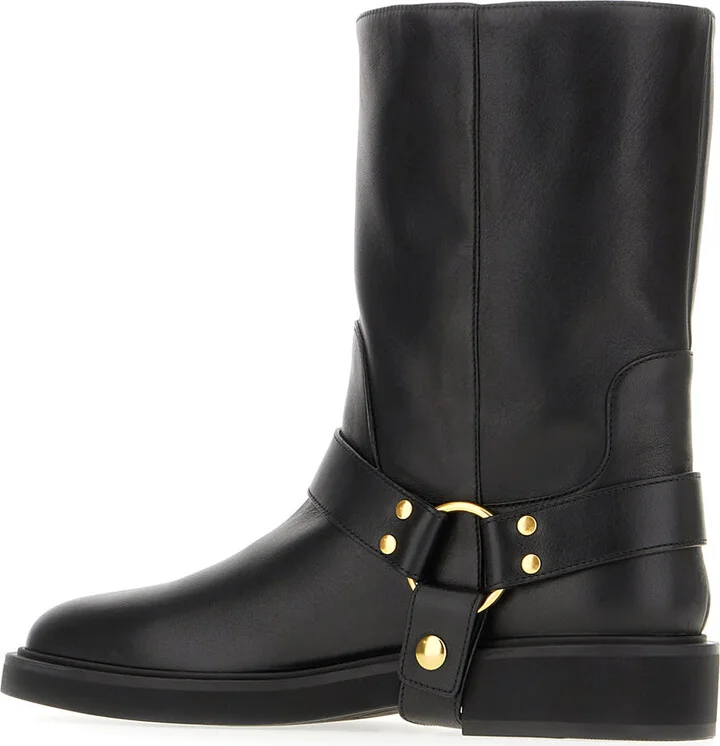 Black Leather Boots - Image 3