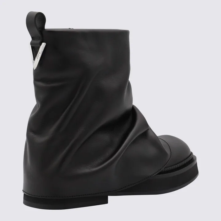 Black Leather Boots - Image 2