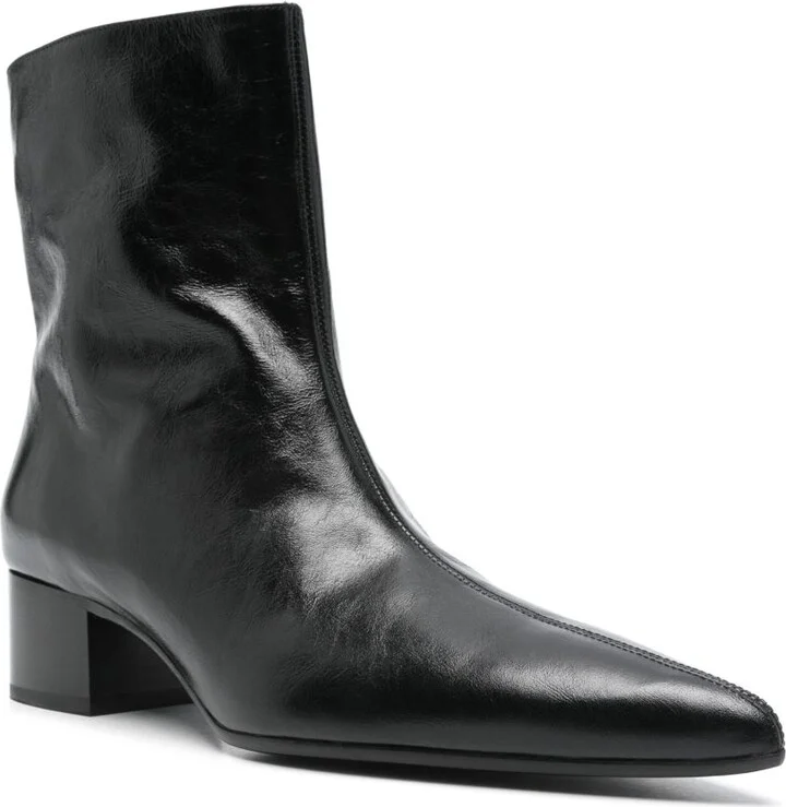 Black Leather Boots - Image 2