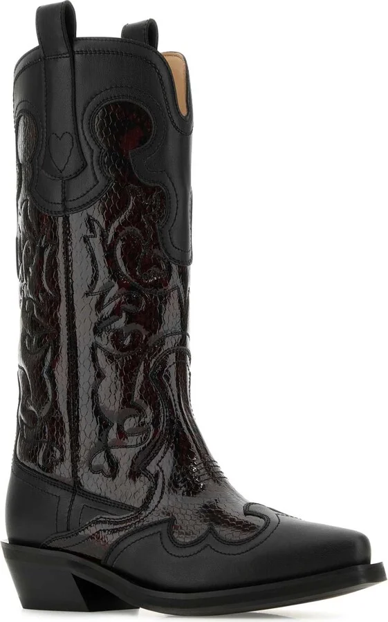 Black Leather Boots - Image 2