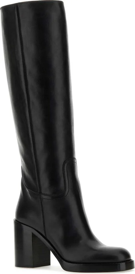 Black Leather Boots - Image 2
