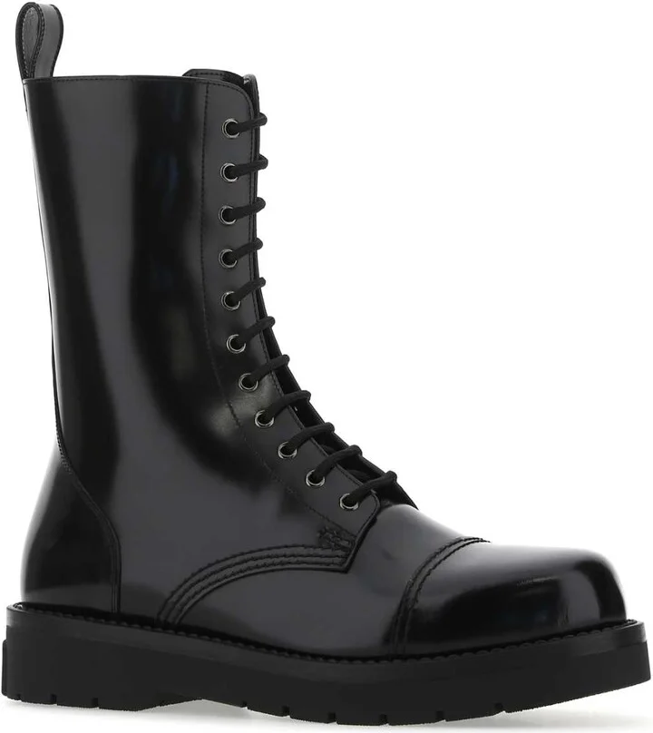 Black Leather Boots - Image 2