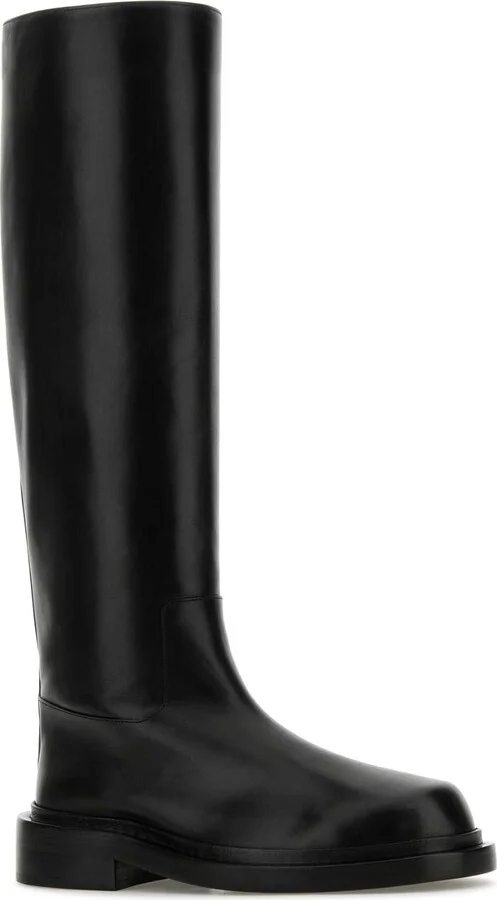 Black Leather Boots - Image 2