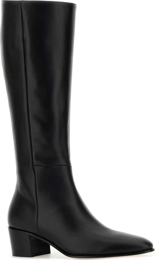 Black Leather Boots - Image 2
