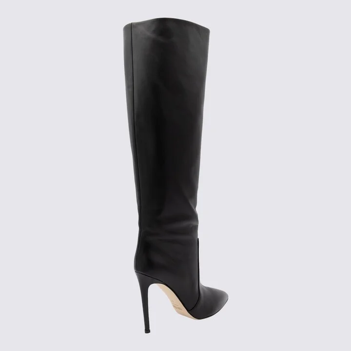 Black Leather Boots - Image 2