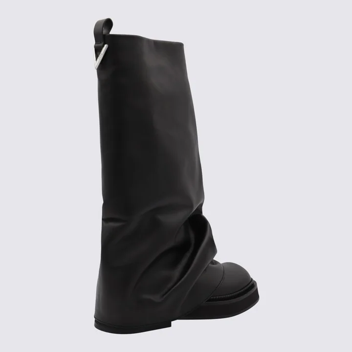 Black Leather Boots - Image 2