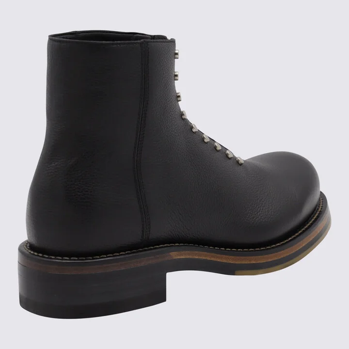 Black Leather Boots - Image 3