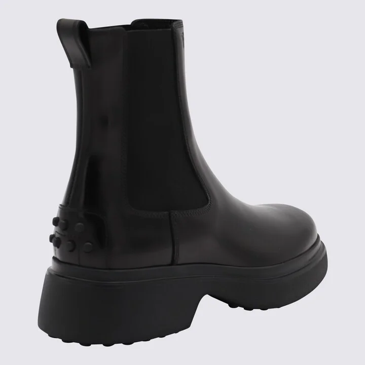 Black Leather Boots - Image 3