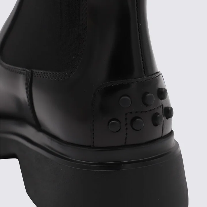 Black Leather Boots - Image 4