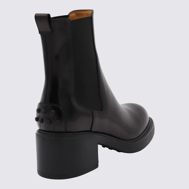 Black Leather Boots - Image 3