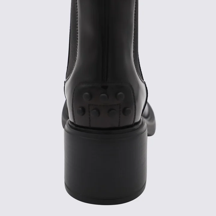 Black Leather Boots - Image 4