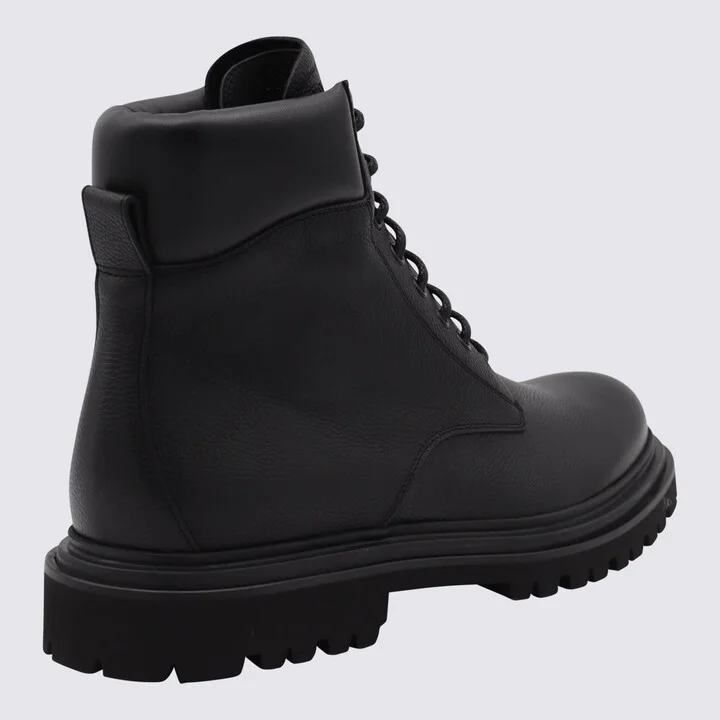 Black Leather Boots - Image 3