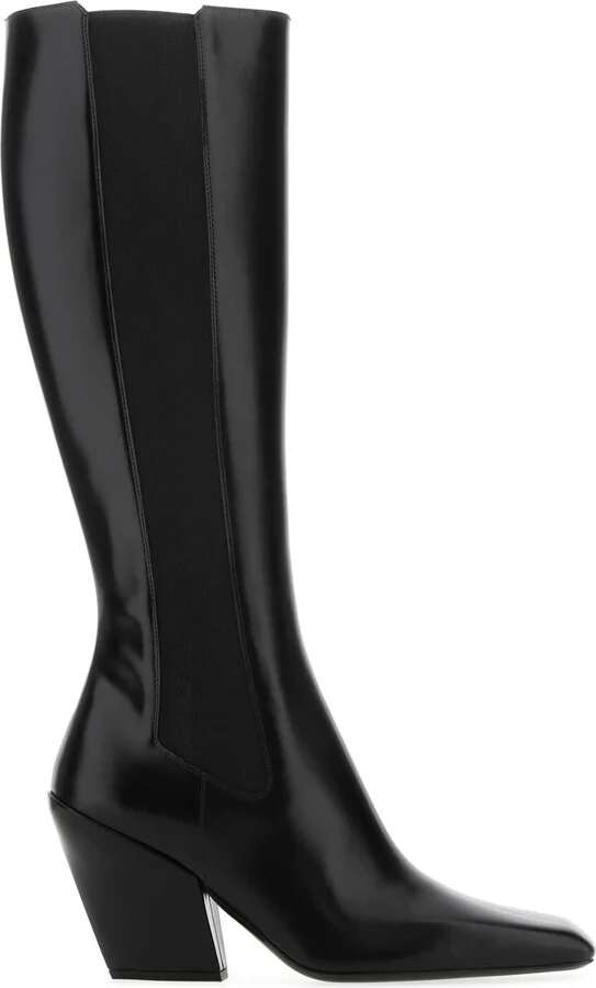 Black Leather Boots
