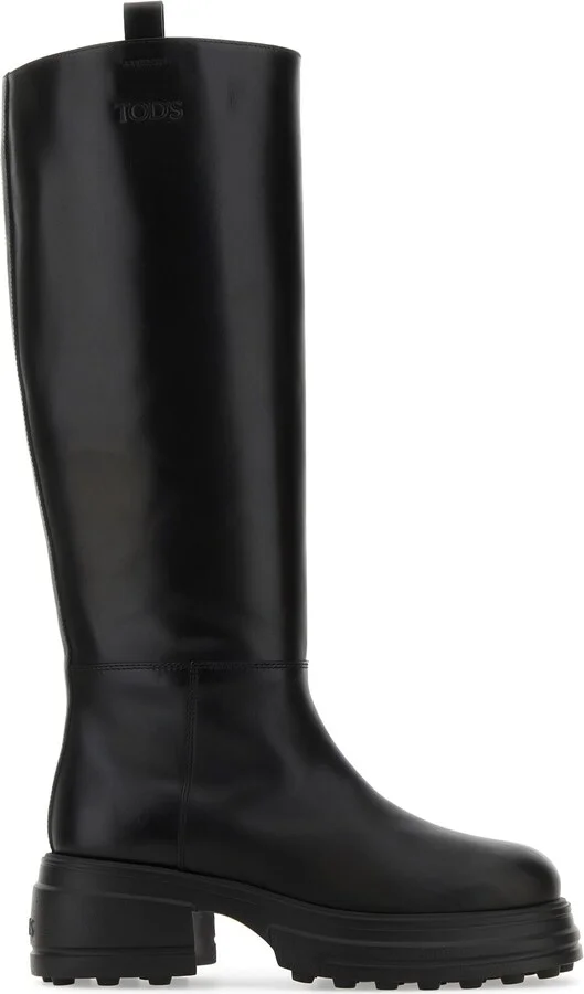 Black Leather Boots