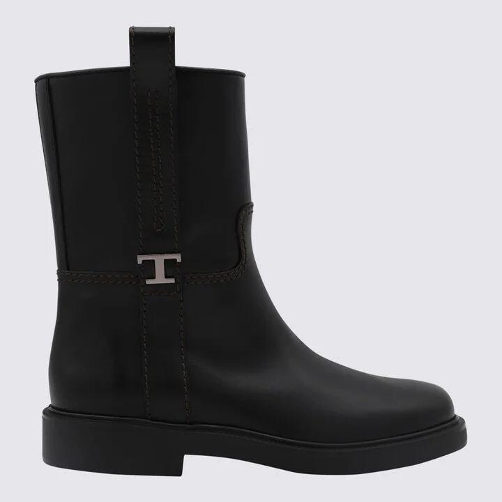 Black Leather Boots