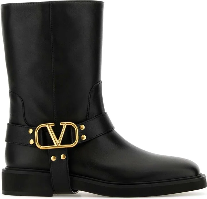 Black Leather Boots