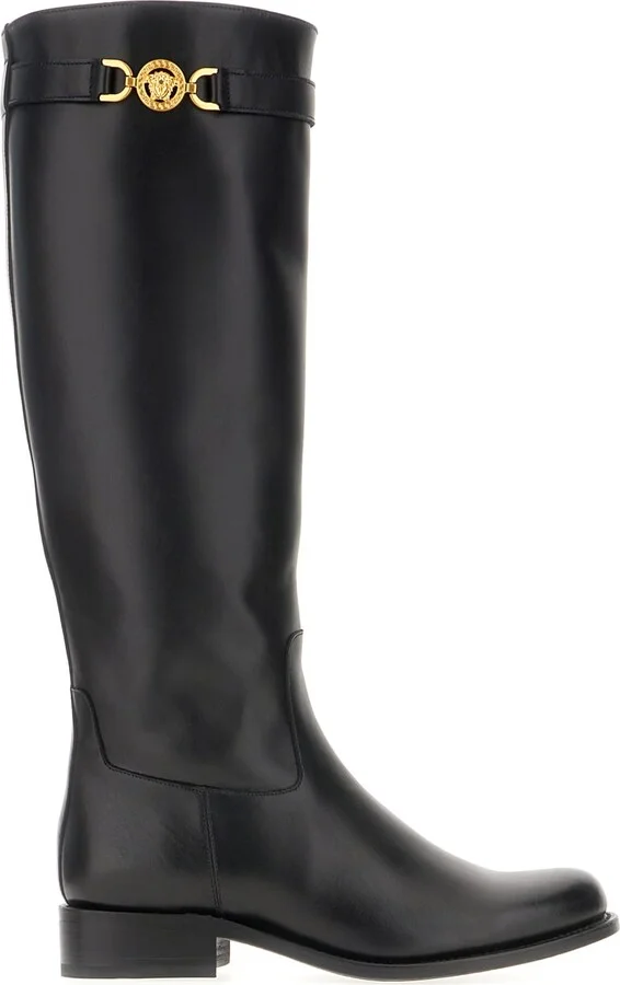 Black Leather Boots