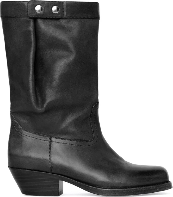 Black Leather Boots