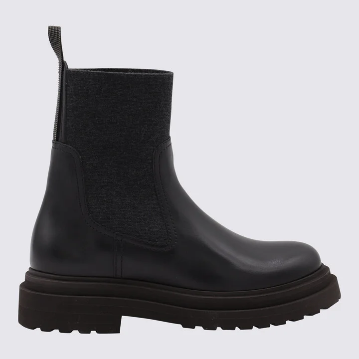 Black Leather Boots