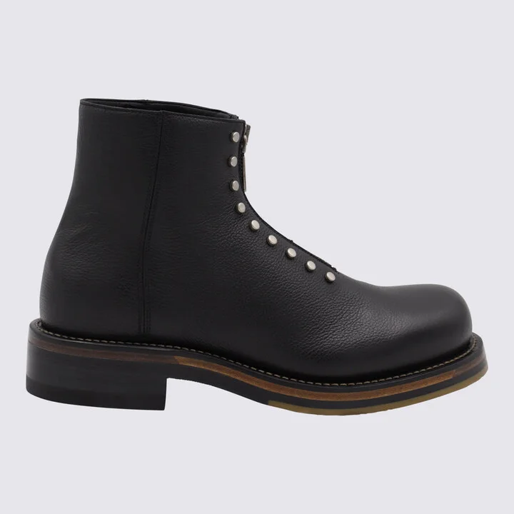 Black Leather Boots