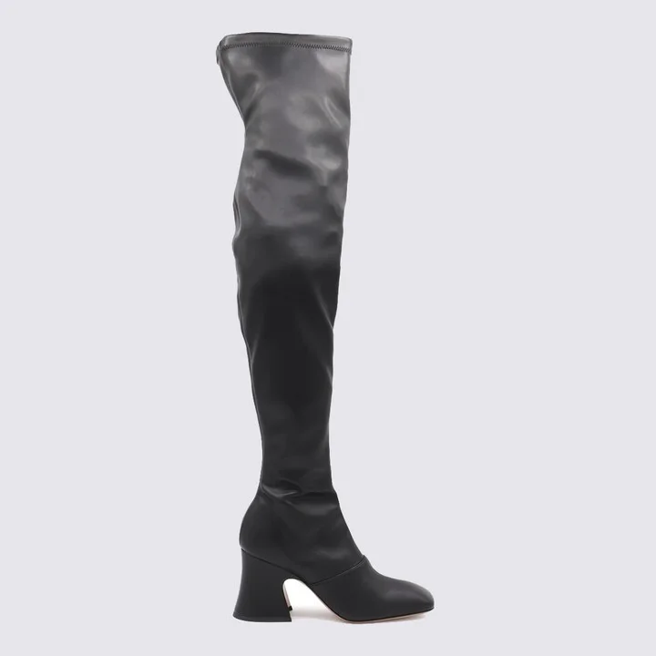 Black Leather Boots