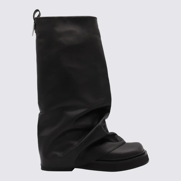 Black Leather Boots