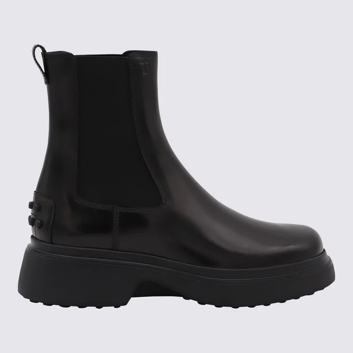 Black Leather Boots