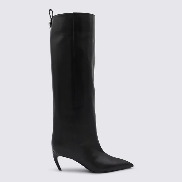 Black Leather Boots