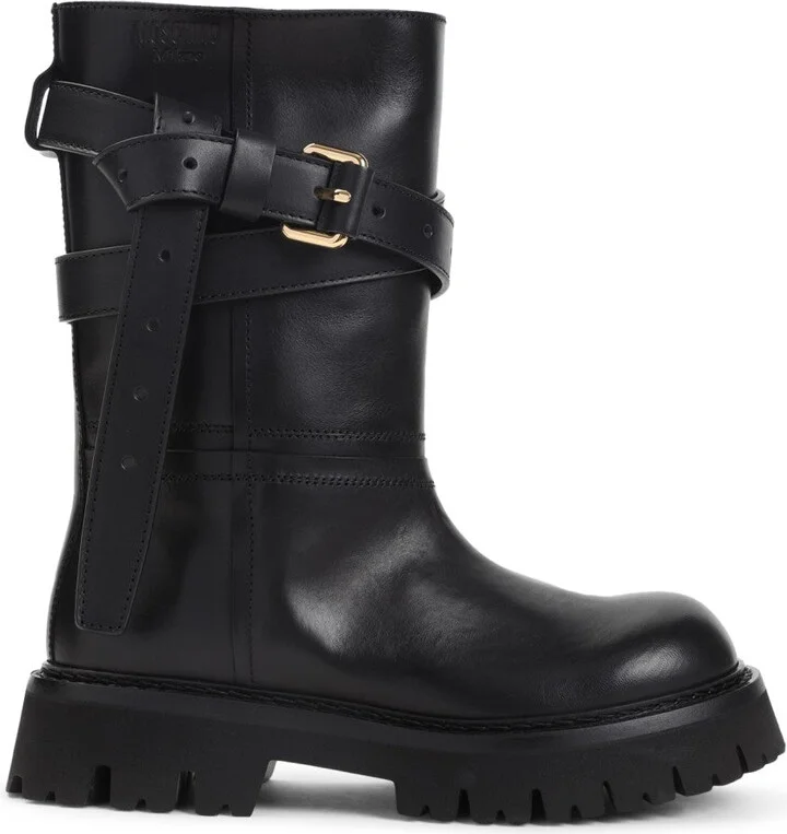 Black Leather Boots