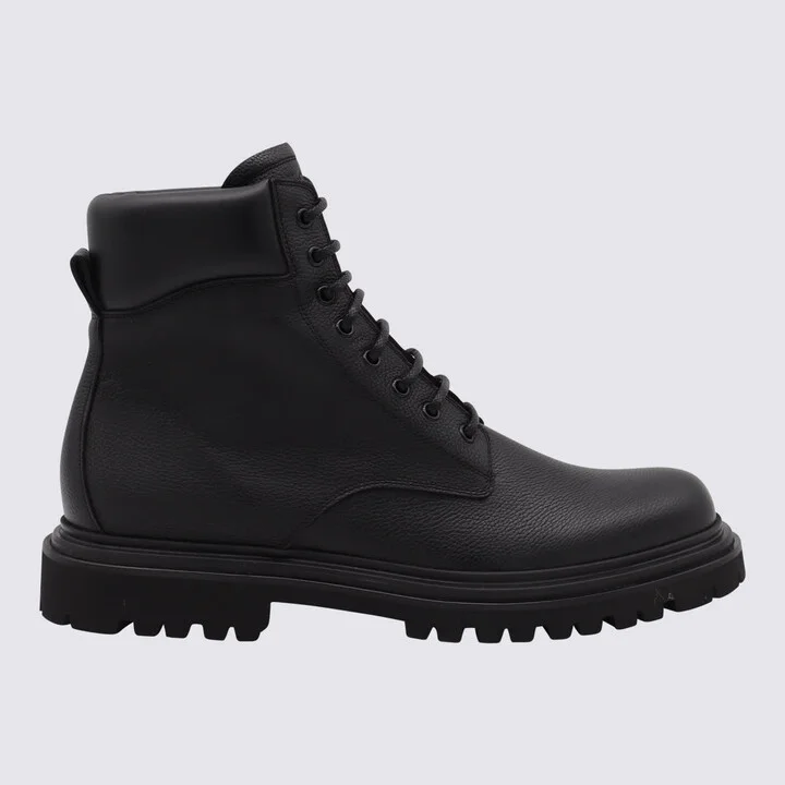 Black Leather Boots
