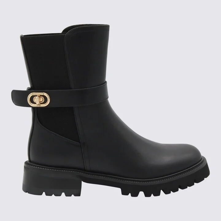Black Leather Boots