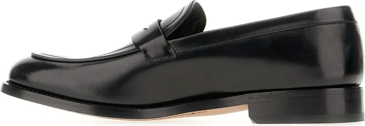 Black Leather Canada Loafers - Image 3