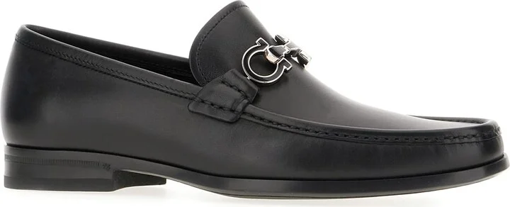 Black Leather Chris Loafers - Image 2