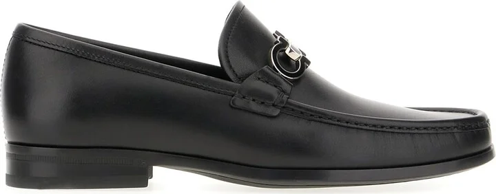 Black Leather Chris Loafers