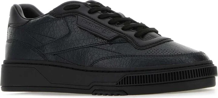 Black Leather Club C Ltd Sneakers - Image 2
