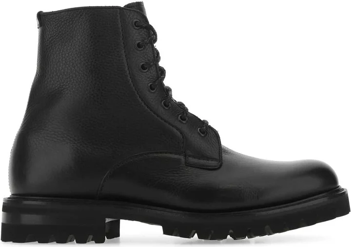 Black Leather Coalport 2 Ankle Boots