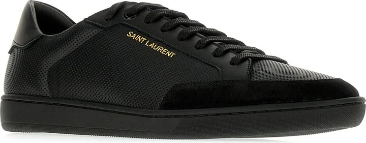 Black Leather Court Classic Sl/10 Sneakers - Image 2