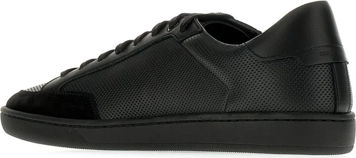 Black Leather Court Classic Sl/10 Sneakers - Image 3