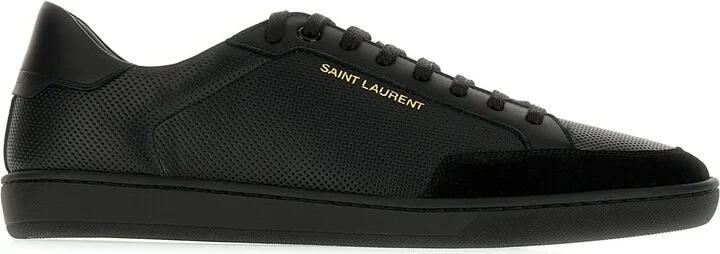Black Leather Court Classic Sl/10 Sneakers