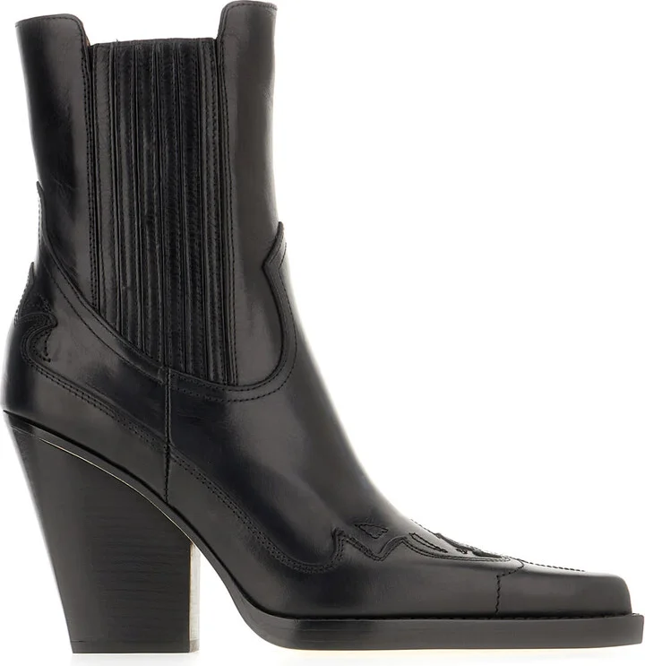 Black Leather Dallas Boots