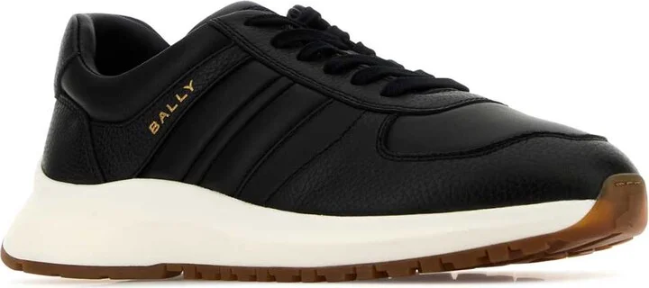 Black Leather Darsyl Sneakers - Image 2