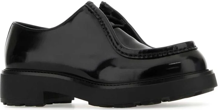 Black Leather Diapason Lace-up Shoes - Image 2