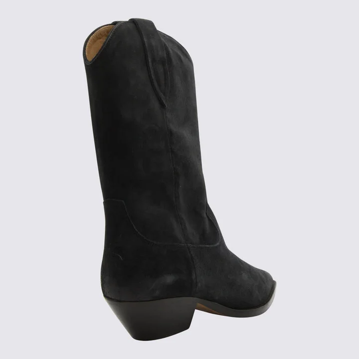Black Leather Duerto Boots - Image 2