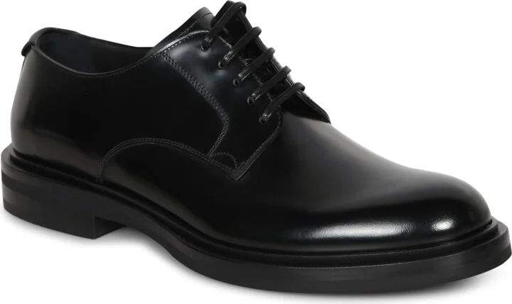 Black Leather Elegant Shoes - Image 2
