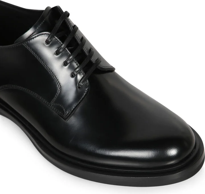 Black Leather Elegant Shoes - Image 4