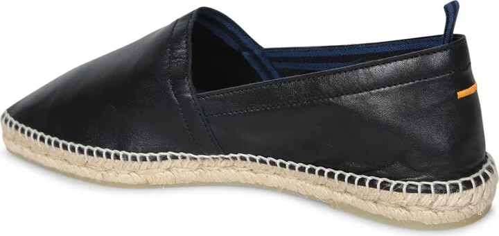 Black Leather Espadrilles - Image 3