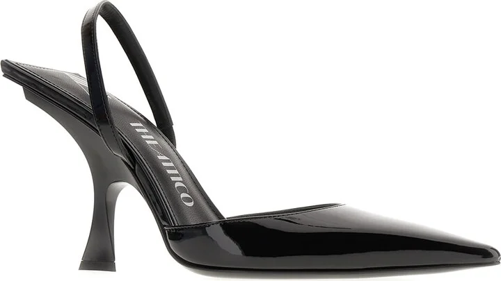 Black Leather Ester Pumps - Image 2